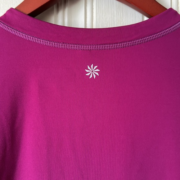 Athleta Long Sleeve 1/4 Zip in Wine Size M - Picture 4 of 9